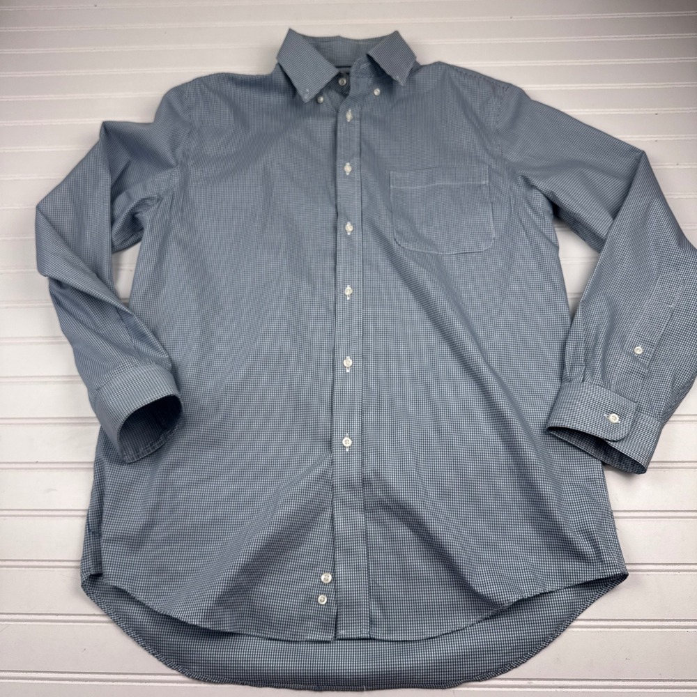 Jos. A. Bank Men's 16-34 Tailored Fit Long Sleeve Button Down Shirt Check